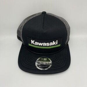 Kawasaki Racing Original Fit A-Frame 9Fifty New Era Trucker Hat Snapback‎ Cap